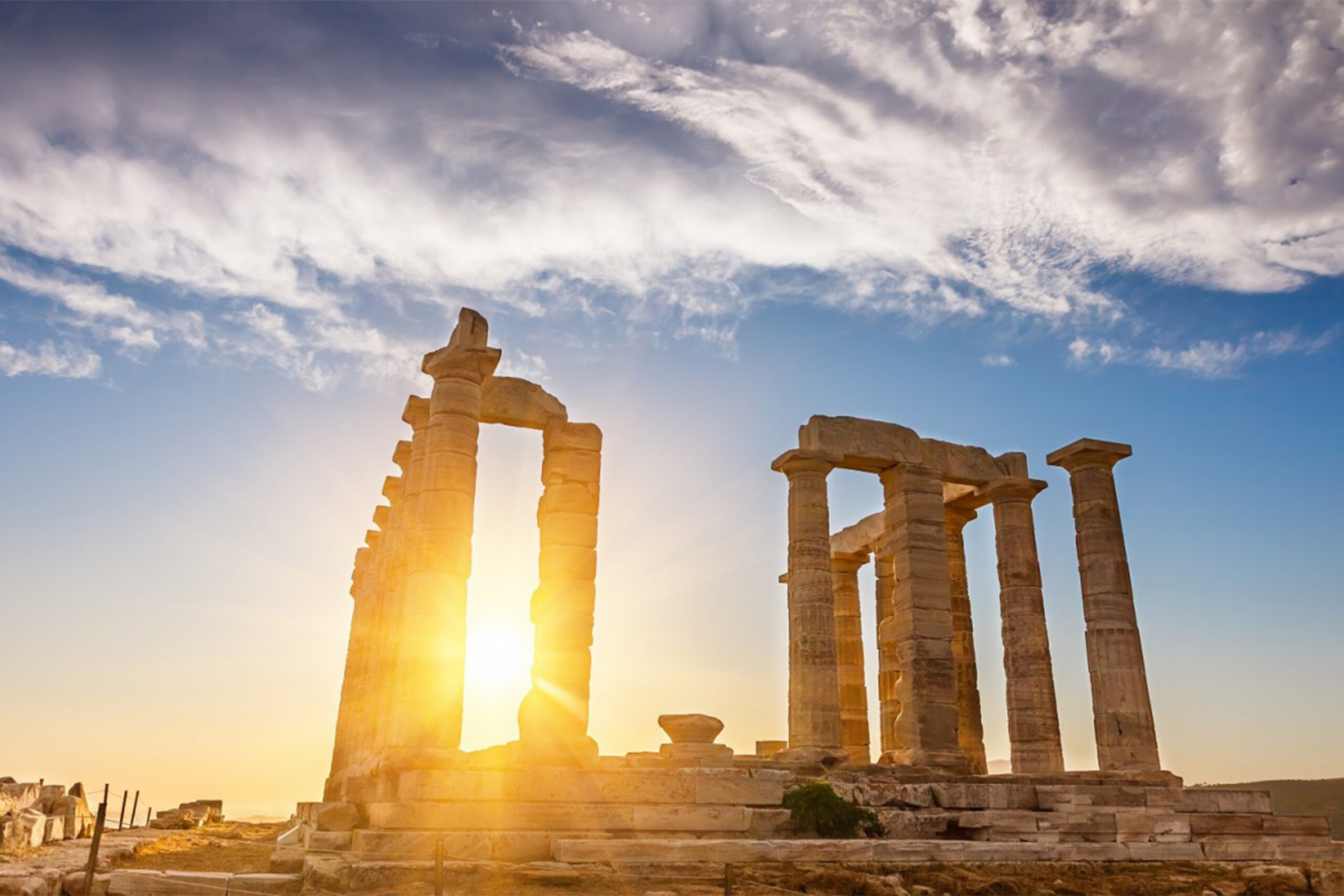 Cape Sounion in the afternoon