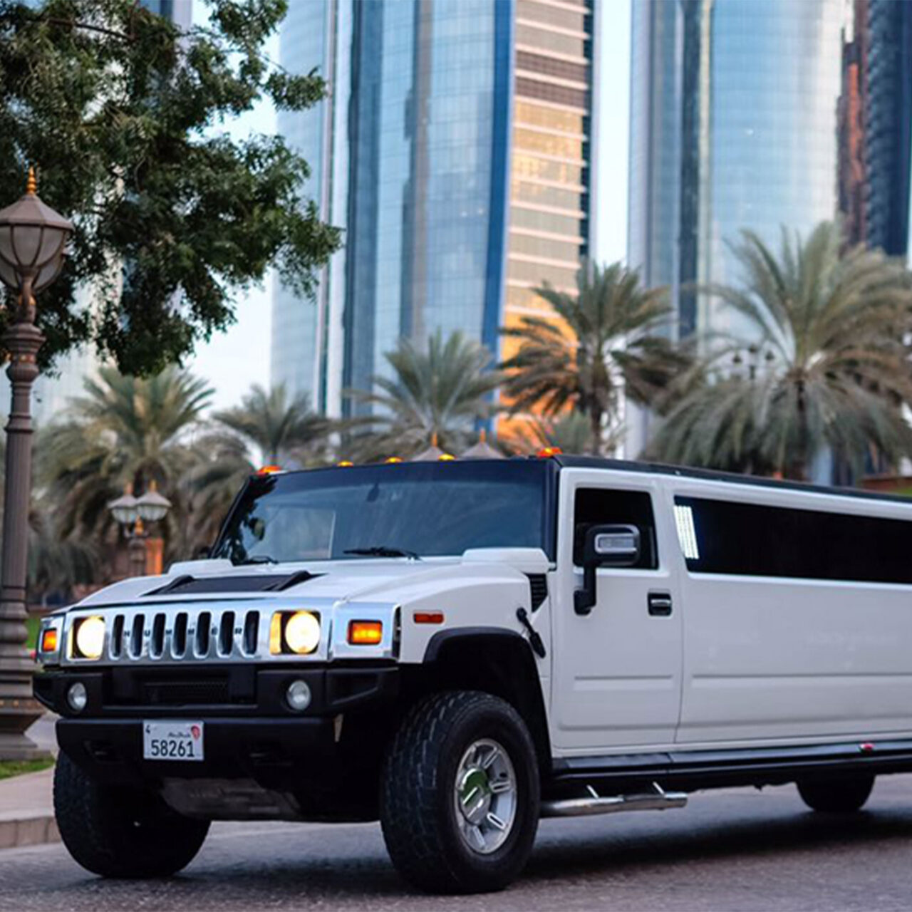 Hummer Limousin ride Dubai