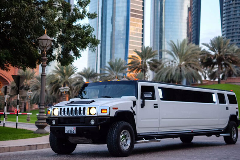 Hummer Limousin ride Dubai