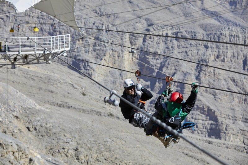 Jebel Jais Zipline from Dubai