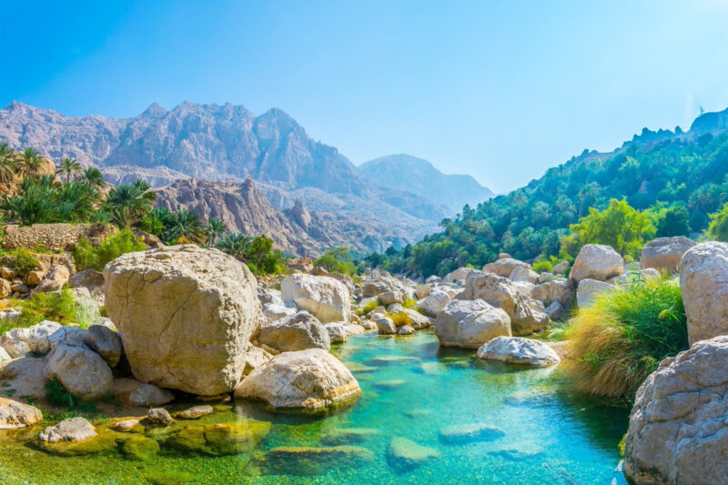 Wadi Shab & coastal